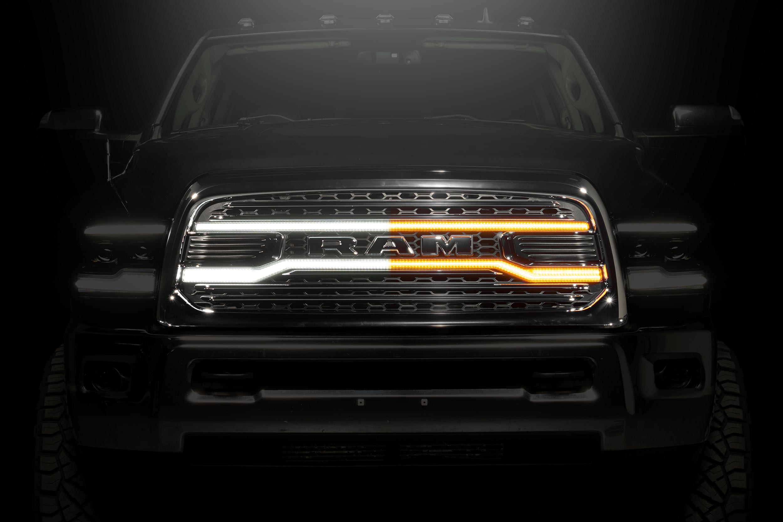 13-18 Dodge Ram HD XBG LED DRL Grille (Chrome)